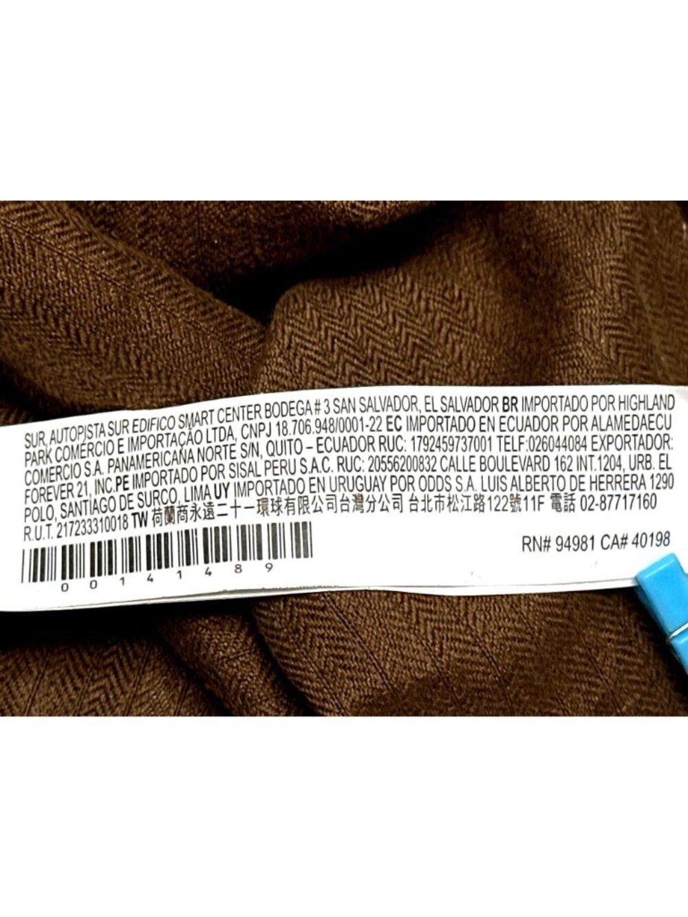Forever 21 Medium Brown Hooded Jacket Cropped Utility Streetwear Grunge Core Y2K - Picture 9 of 12
